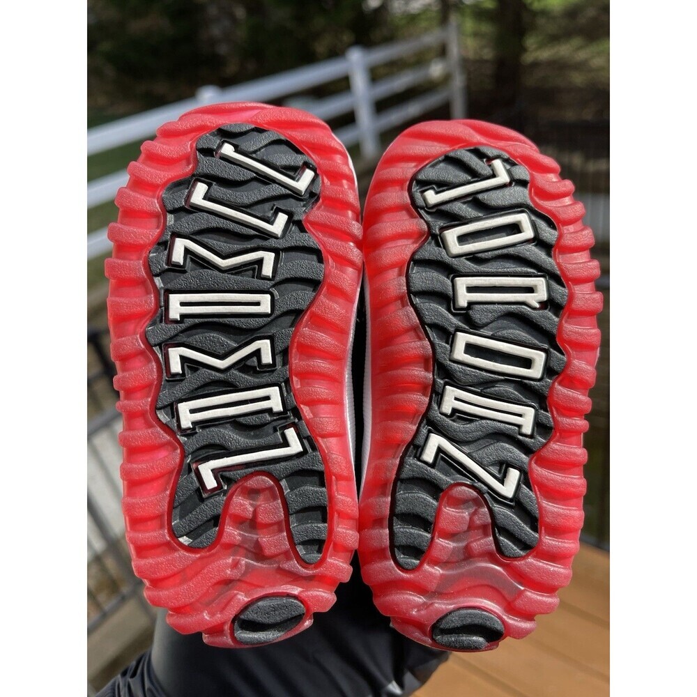 Air Jordan 11 Retro TD ‘Bred’ Baby Toddler 378040-061 - SZ 5C ‘VNDS’ - Picture 9 of 11